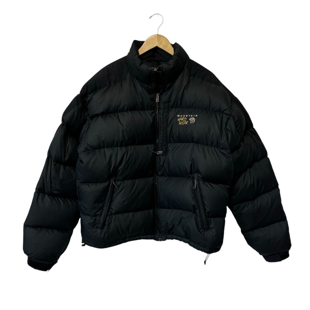 Vtg Mountain Hardwear Mens Xl Sub Zero Black Goose Down Puffer Jacket Coat